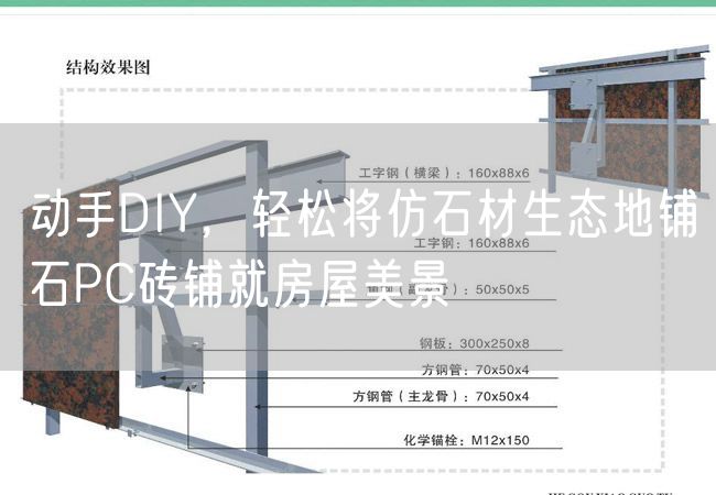 動(dòng)手DIY，輕松將仿石材生態(tài)地鋪石PC磚鋪就房屋美景