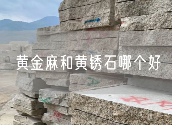 黃金麻和黃銹石哪個(gè)好