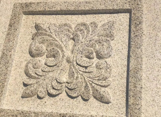 石材噴沙處理的流程